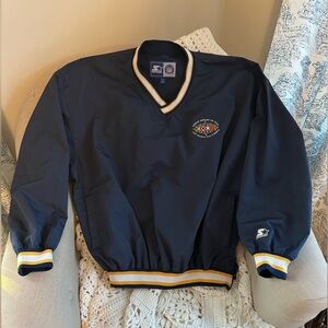 Vintage STARTER Super Bowl XXXII NFL pullover windbreaker, men’s L